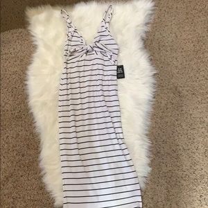 Express Midi Striped Dress